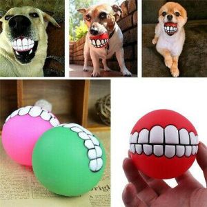shop net ציוד לכל סוגי בעלי החיים צעצוע לכלב חיות מחמד כדור גומי מוצק בלתי ניתן להריסה - חמוד מאוד